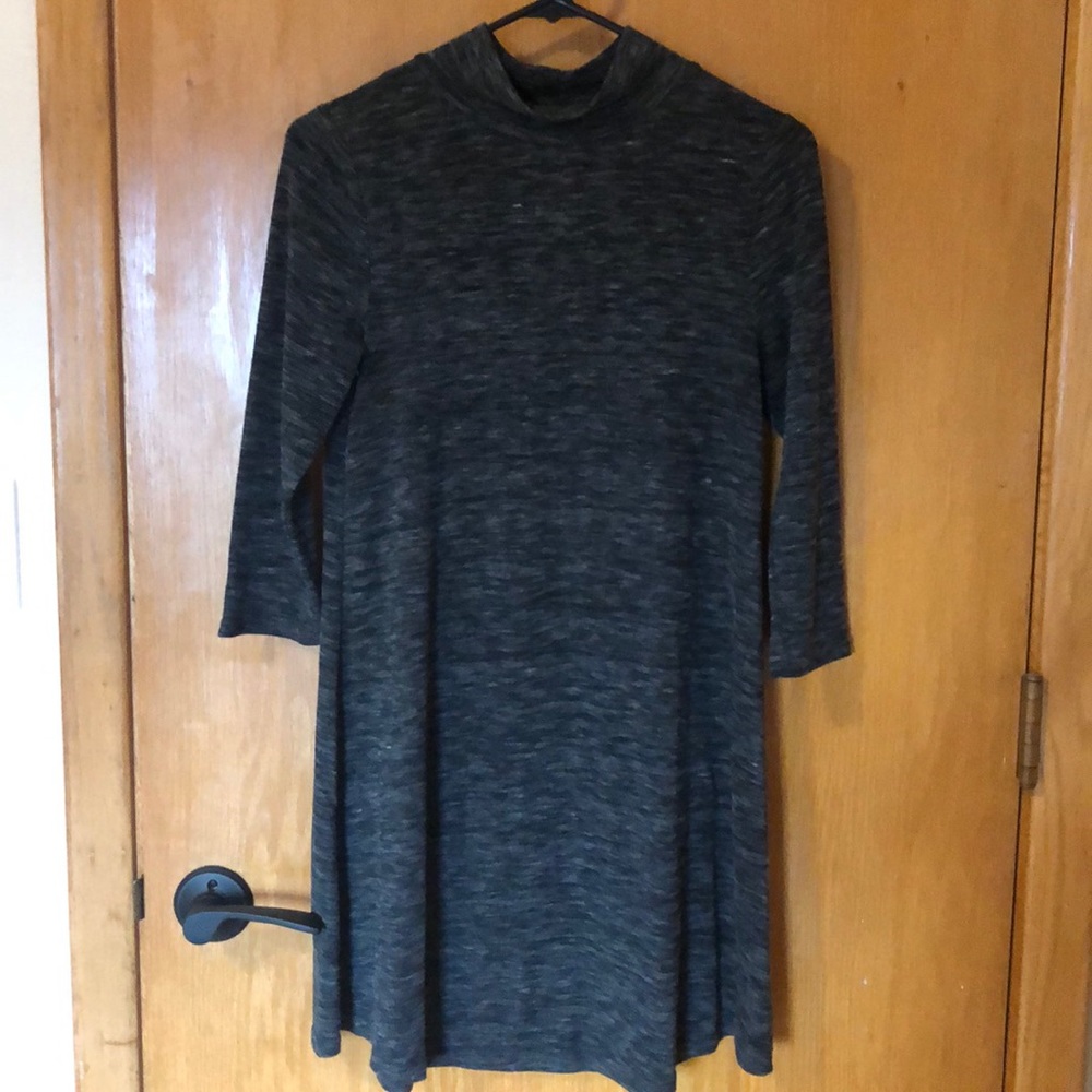 High neckline dress